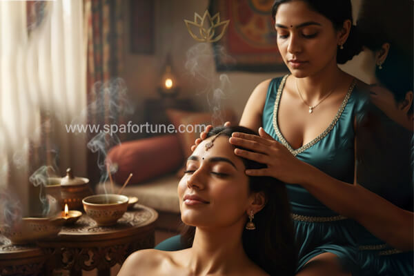 Head Indian Chamb Massage Treatment